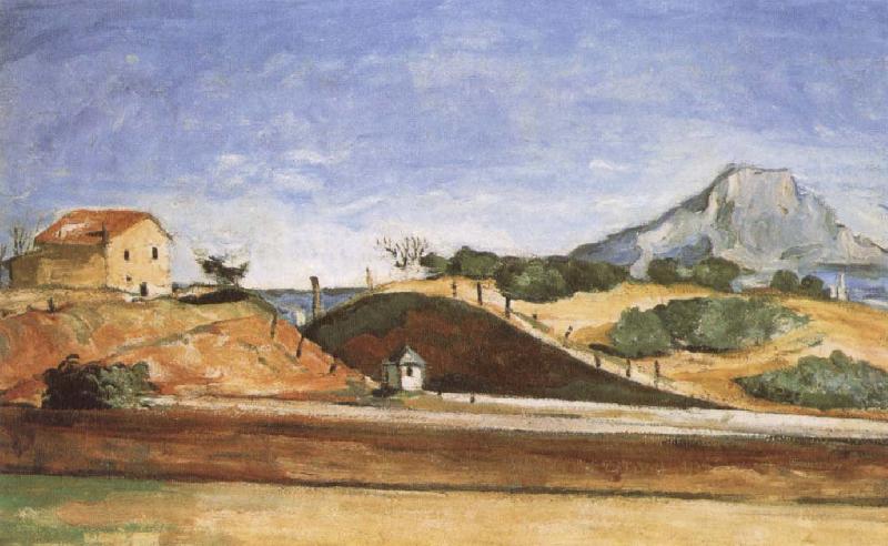 Paul Cezanne The Railway cutting